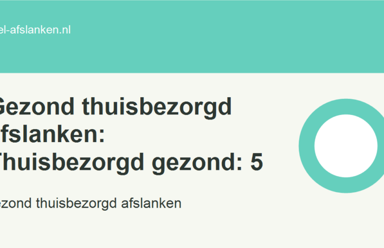 Gezond thuisbezorgd afslanken: Thuisbezorgd gezond: 5