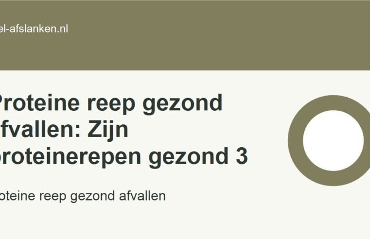 Proteine reep gezond afvallen: Zijn proteinerepen gezond 3